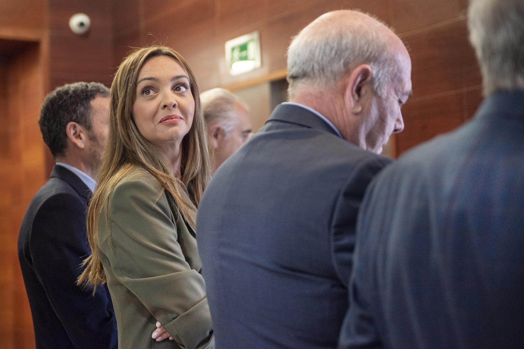 Escrache conselleira de política social Fabiola García y Feijoo Vigo - 3